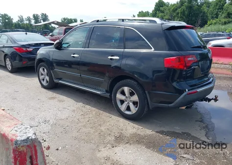 2011 Acura Mdx Technology Package from USA, damaged, VIN 2HNYD2H44BH504408